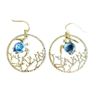 Kohola: Coral Reef Earrings