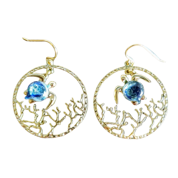 Kohola: Coral Reef Earrings