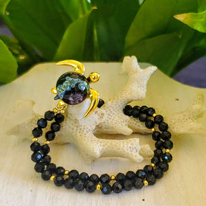 Hana Gemstone Stretch Bracelet | The Honu Collection by Amy Wakingwolf 