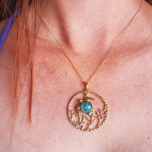 Coral Reef Pendant | The Honu Collection by Amy Wakingwolf 