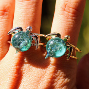 Mahalo Adjustable Ring | The Honu Collection by Amy Wakingwolf 