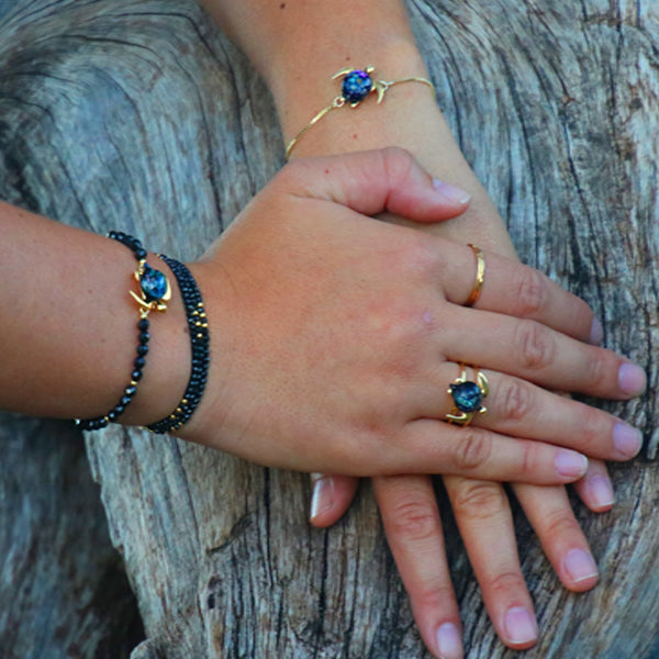 Hana Double Band Adjustable Ring – The Honu Collection