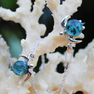 Mahalo on 18" Chain | The Honu Collection by Amy Wakingwolf 